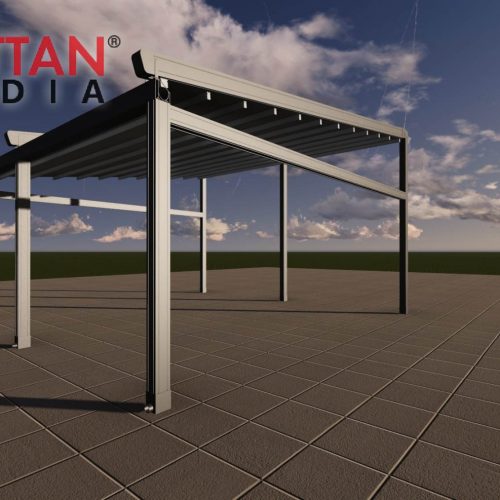 Jednovodna pergola tenda – Alpha